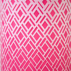 Cake Baking Stencil - Seamless Delicate Pattern for Decorating Tall Double Barrel Cake to Use with Buttercream, Royal Icing, Ganache, Paint, Airbrush (RHOMBA)