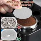 51mm Espresso Tamper, Coffee Tamper Set, 51mm tamper with Wdt Tool, Espresso Tamper Mat, Espresso Dosing Funnel, 51mm Espresso Puck Screen, Espresso Accessories for Espresso Coffee Machine