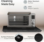 Ibyx Elegant Sliding Tray for Your Coffee Maker & Heavy Kitchen Appliances - Sturdy, Slides Easily from Under The Cabinet (Black, 21" W x 15" D)