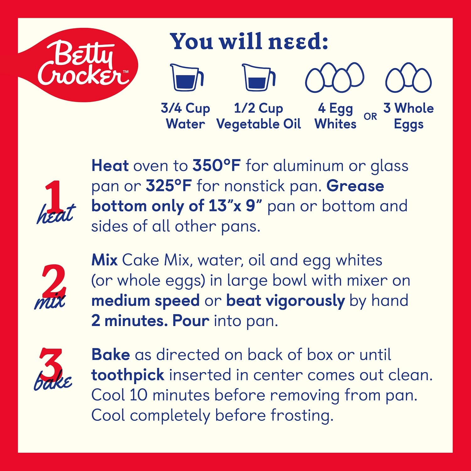 Betty Crocker Favorites Super Moist White Cake Mix, Holiday Baking, 14.25 oz