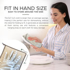 Whiffkitch Dishcloths & Dish Towels for Kitchen - Reusable, Hygienic, Quick Drying, Durable Kitchen Washcloth, Absorbent, Scrub-Non-Scratch, 6x7 Inches Neutral Color, 6 Pack