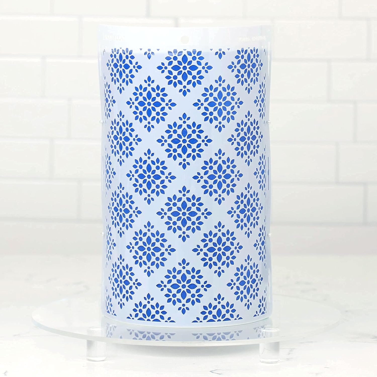 Cake Baking Stencil - Seamless Delicate Pattern for Decorating Tall Double Barrel Cake to Use with Buttercream, Royal Icing, Ganache, Paint, Airbrush (VORRA)