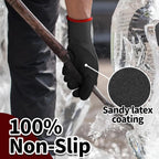 Schwer FreezeGuard Winter Work Gloves, ANSI A2 Cut Resistant Freezer Gloves for Outdoor Cold Weather Keep Hands Warm, Waterproof Gloves for Shoveling Snow, Ice Fishing, XXL