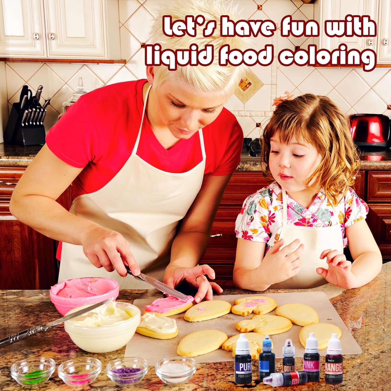 Food Coloring Liquid - Vibrant Color Food Coloring for Cake Decorating, Baking, Easter Egg, Icing - Tasteless Food Color Dye for Fondant, Cooking, Slime, Airbrush (Green, 8 Fl.oz)