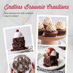 Otto's Naturals Grain-Free Classic Brownie Mix, 11.1 Oz., 6 Pack, Top 9 Allergen-Free, Organic Cassava Flour, Gluten Free, Non-GMO, Vegan, Plant-Based