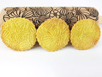 POPPY Embossing Rolling Pin with Wildflower Corn Poppies Pattern. Dough roller for embossed cookies and Pottery by Algis Crafts