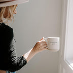 Sweet Water Decor Choose Joy Stoneware Coffee Mugs | Novelty Coffee Mugs | Microwave & Dishwasher Safe | 14oz Coffee Cup | Inspirational Gifts | Gifts for Her