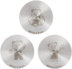 MEION 51mm Espresso Puck Screen-3 Pack 0.2mm Ultra Thin Espresso Puck, Stainless Steel Reusable Coffee Filter, Compatible with Espresso Machine 51mm Portafilter Basket