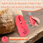 2PCS Upgraded Magnetic Sourdough Scoring Tool & Versatile Bread Scoring Tool- Professional Bread Lame for Sourdough Bread baking & Bread Making Tools - Scoring Patterns booklet & Razor Blades