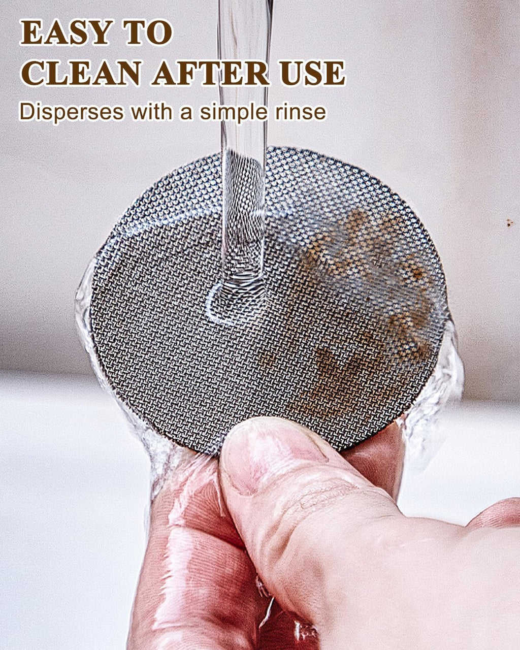 53.5mm Puck Screen, Espresso Filter Screen Premium 316 Stainless Steel Reusable Filter 2 Pack - 1.7mm Thickness 150μm