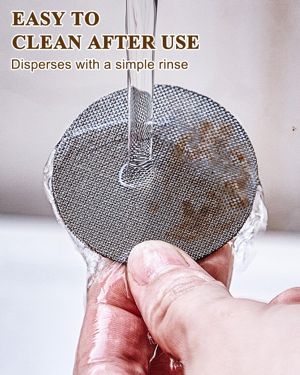 53.5mm Puck Screen, Espresso Filter Screen Premium 316 Stainless Steel Reusable Filter 2 Pack - 1.7mm Thickness 150μm