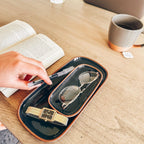 Mora Ceramic Decorative Tray - Rectangle 10in Dish for Jewelry, Soap Dispenser, Perfume, Makeup, Accessories, Candle, in The Bathroom Vanity, Bedside, or Kitchen Counter. Cute Organizers - Black