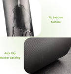 Matace Designer Coffee Bar Mat, Large 16 x 24 Inches, Rubber Backing, Absorbent Coffee Maker Mats for Dish Drying, Kitchen Countertop, Heat Resistant, Solid Black