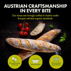 Let’s Bake Bread Organic Baguette Baking Mix - Crusty Artisan French Bread at Home - USDA Organic, Non-GMO, No Additives, Easy Home Baking, Parisian Bakery-Style Loaf - 17.64 oz (1 Pack)