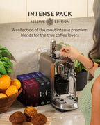 ROSSO CAFFÈ Espresso Coffee Pods for Nespresso Original Machines - 80 Capsules Dark Roast Intense Pack, 4 Strong and Robust Flavors - Made in Italy