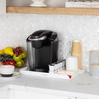 Mind Reader Coffee Station Serving Tray, 7 Pod Capacity Countertop Organizer, Storage, 17.5" L x 13.25" W x 1.25" H, Single, White