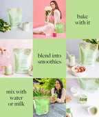 Truvani Vegan Pea Protein Powder | Matcha | 20g Organic Plant Based Protein | 10 Servings | Keto | Gluten & Dairy Free | Low Carb | No Added Sugar