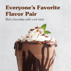 NuNaturals Stevia Syrup, Sugar-Free Sweetener, Plant-Based Sugar Substitute, Zero Calorie, Cocoa Mint Syrup, 16 oz