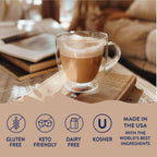 Jordan's Sugar Free Chai Syrup - 25.4oz, Gluten Free, Keto, For Coffee, Latte, Shakes