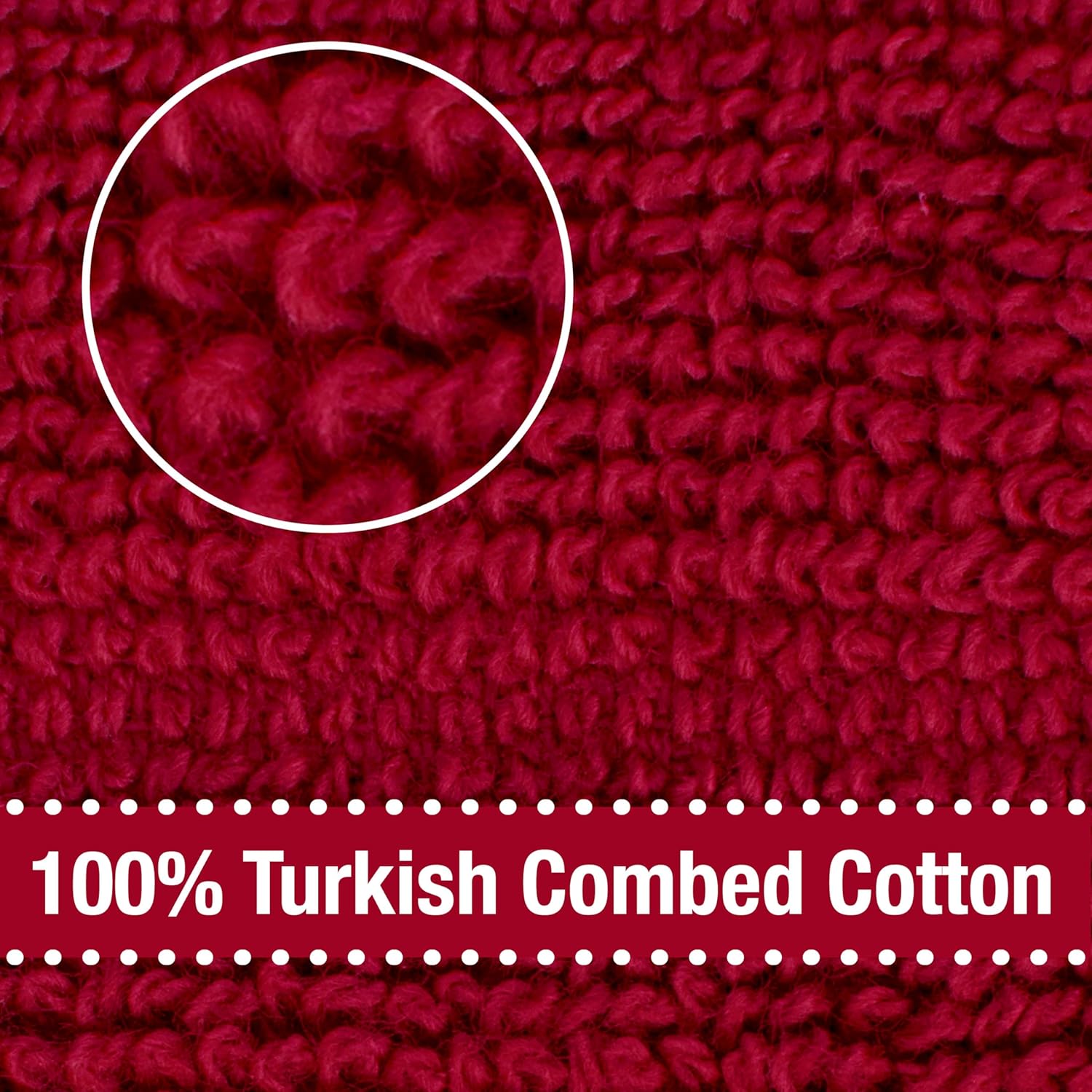 All-Clad Solid Kitchen Towel: Highly Absorbent, Super Soft Long Lasting - 100% Cotton, 17"x30" Tea Towel for Cleaning & Drying Dishes, Pans, Glassware, or Countertops, (1-Pack), Chili