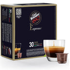 Caffe' Vergnano 1882 Medium Roast Espresso Original Line Machine Compatible Capsules, Single-Serve Arabica Robusta Espresso, Italian Coffee For Nespresso Coffee Machines, Intensity 4/10, Oro, 30 Ct