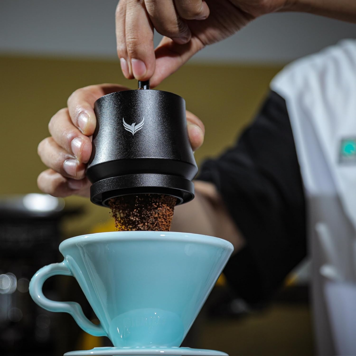 54mm Espresso Tools Kit Walnut Breville Accessories Includes Espresso Shaker, Spring Loaded Coffee Tamper, Leveling Tool, Bottomless Portafilter 54mm and Espresso Stirring Tool