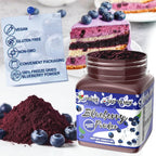 Blueberry Powder - 100% Freeze Dried Blueberries Fruit Powder, No Additives Blueberries Extract for Baking and Flavoring, Rich in Nutrients, Non-GMO, Great for Drinks, Smoothies, Beverages - 4oz
