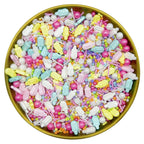 Dynastang Popsicle Sprinkles Mixed Style Edible Cake Decorations Cupcake Toppers Cookie Perfect for Cakes, Cupcakes, Desserts Toppings 3OZ