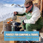 Pour Over Coffee Dripper, Reusable Cone Coffee Filter 1-4 cup, Stainless Steel Portable Coffee Filters Coffee Maker with Cleaning Brush for Home Office Travel Camping