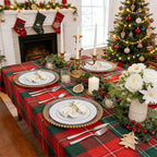 KIRE 120PCS White Plastic Plates - Heavy Duty White Disposable Plates for Party/Wedding - Include 60Pieces 10.25inch Dinner Plates - 60Pieces 7.5inch Dessert/Salad Plates