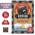 Kodiak Cakes Power Bake, Protein Muffin Mix, Blueberry Lemon, 14 Ounce (Pack of 6)