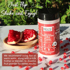 NPG Freeze-Dried Pomegranate Juice Powder 7 Oz, Seedless Fine Powder 100% Natural for Smoothies, Beverages, Baking, and Cooking, Vegan-Friendly, Light Pink Color