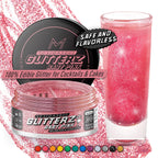 MONÉGASQUE Baby Pink Edible Glitter for Drinks 10g – Pink Edible Glitter for Cakes & Cocktails – Halloween Drink Shimmer Powder – Cocktail Sparkles for Drinks – Food & Cake Decorations Spray Sprinkles