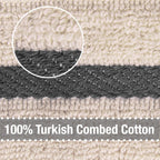 All-Clad Checked Kitchen Towel: Highly Absorbent, Super Soft Long Lasting - 100% Cotton, 17"x30" Tea Towel for Cleaning & Drying Dishes, Pans, Glassware, or Countertops, (1-Pack), Pewter