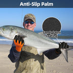 Schwer 2 Pairs Waterproof Work Gloves for Men and Women CR3306, Gardening Gloves with Double Latex Coated, Non-slip Working Gloves for Garden, Outdoor Construction, Car and Fish Cleaning, M