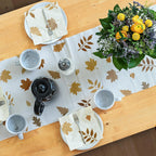 NAKLEO Painting Stencil for Crafts A5 5.9” x 8.3”, Autumn Leaves Nature Pattern, Reusable Plastic DIY & Scrapbooking Drawing Template, Decoupage Art Home Decor, Wall Wood Fabric Furniture