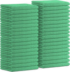 Avalon Towels Microfiber Cleaning Cloths (Value Pack of 36) Size 16" x 16", Highly Absorbent, Lint Free, Reusable, Green