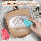 2PCS Upgraded Magnetic Sourdough Scoring Tool & Versatile Bread Scoring Tool- Professional Bread Lame for Sourdough Bread baking & Bread Making Tools - Scoring Patterns booklet & Razor Blades