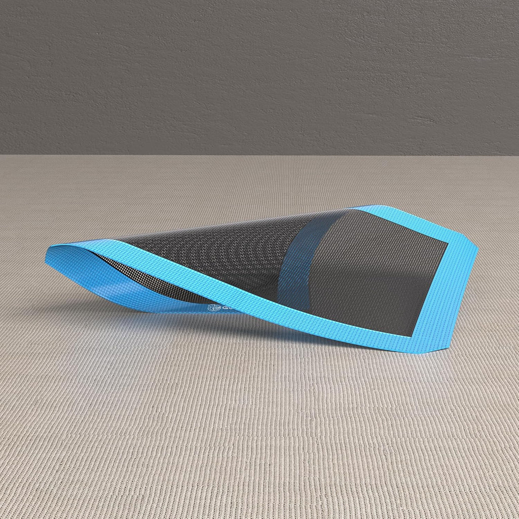 GUY DREAM Pack of 4 Perforated Silicone Baking Mats - 1 Choux, 1 Eclair, 1 Blank for Cookies, 1 10'' Round for Pizza - Non-Stick Reusable Oven Liner 11-4/5" x 15-3/4"