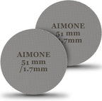 Espresso Puck Screen - Lower Shower Screen Compatible With Espresso Portafilter Filter Basket, Reusable1.7mm Thickness,150μm, 316 Stainless Steel (2 PACK, 51MM)