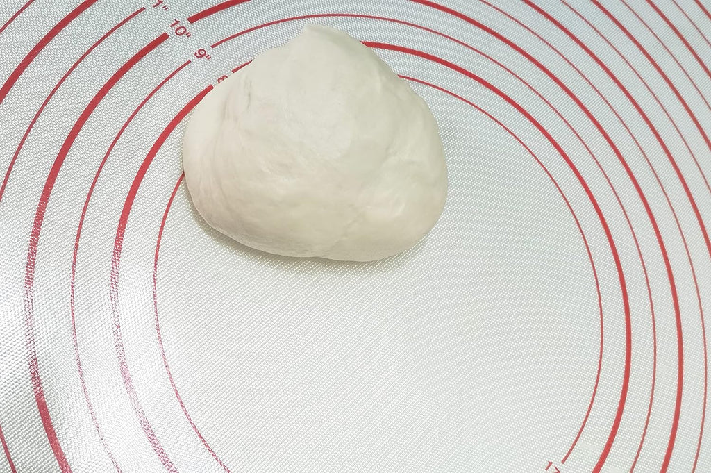 Yansumi Silicone Pastry Mat Extra Large Non-Slip Mat for Rolling Dough Pie Crust and Baking Non-Stick with Measurements (24x16, Red)