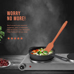 Silicone Spatula Set - 4-Piece Rubber Spatulas Silicone Heat Resistant 600°F for Everyday Task - Seamless Design Kitchen Spatulas for Nonstick Cookware - Orange