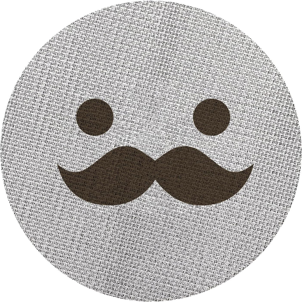 51mm Espresso Puck Screen, Lower Shower Screen, Metal Coffee Reusable Filter for 51mm Espresso Portafilter Basket, 1.7 Thickness(Mustache)