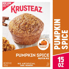 Krusteaz Pumpkin Spice Muffin Mix (15 Ounce (Pack of 6)