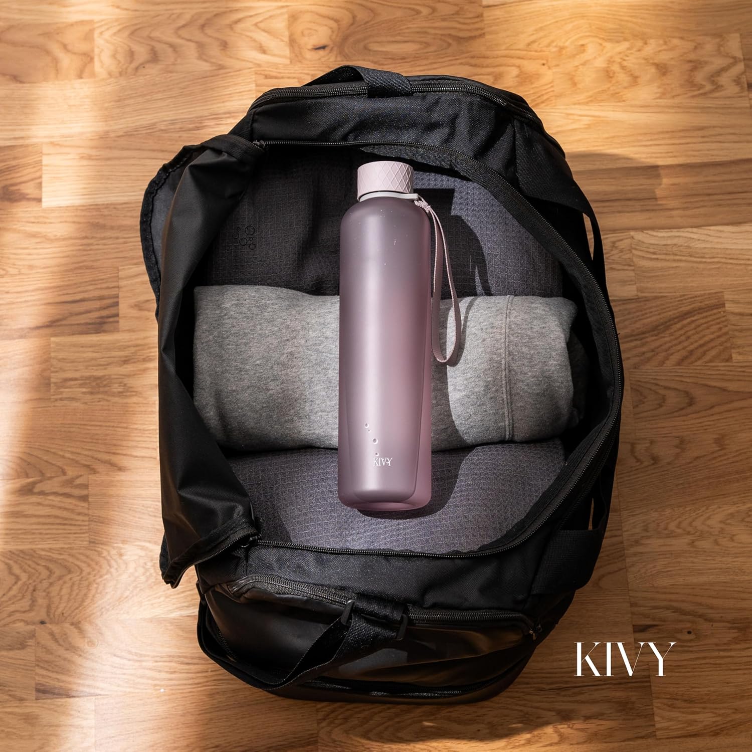 KIVY Slim Water Bottle 32oz [Lightweight & Shatterproof] - Reusable Tritan Water Bottle - Leak Proof Bottle for Women & Men - No Spill - Dishwasher Safe Water Bottle BPA Free