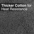 RITZ Terry Potholder & Hot Pad: Unparalleled Heat Resistant, Durable 100% Cotton – Ergonomically Designed for Optimal Grip – Easy-Care Machine Washable – 2-Pack, Graphite