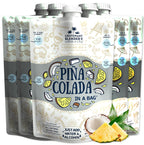 Lt. Blender's Pina Colada in a Bag – Pina Colada Drink Mix - Each Bag Makes 1/2 Gallon of Slushie Pina Coladas – Cocktail Mix - Make a Cocktail, Wine Slushie or Mocktail - (Pack of 5)