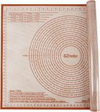 Silicone Pastry Mat 34X26 Inch Extra Large Baking Mat with Measurements for Dough Rolling, Kneading Board, Kitchen Counter Mats for Dough, Pastry, Fondant, Pie Crust, Cookies, Bread, Pasta, Pizza