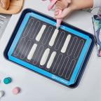 Non-Stick GUY DREAM Perforated Silicone Baking Mat 11-4/5" x 15-3/4" - 2PCs Eclair Mat for Baking - Steaming Mesh For Half Size Cooking Sheet