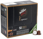 Caffe' Vergnano 1882 Medium Roast Arabica Robusta Espresso Original Line Machine Compatible Capsules, Single-Serve Italian Coffee for Nespresso Machines, Intensity 4/10, Oro, 50 Ct